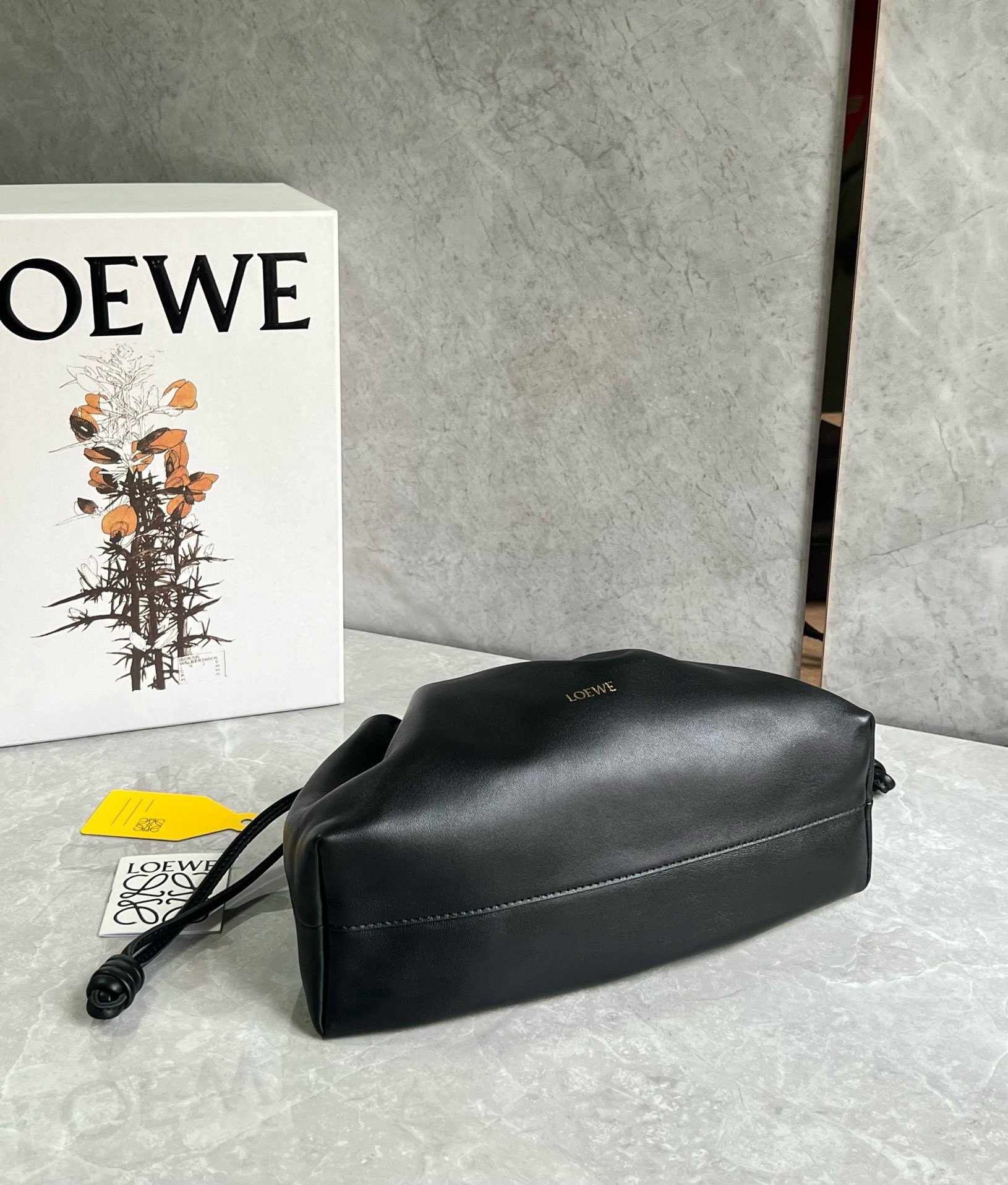 Loewe Flamenco Purse in Black Nappa Lambskin