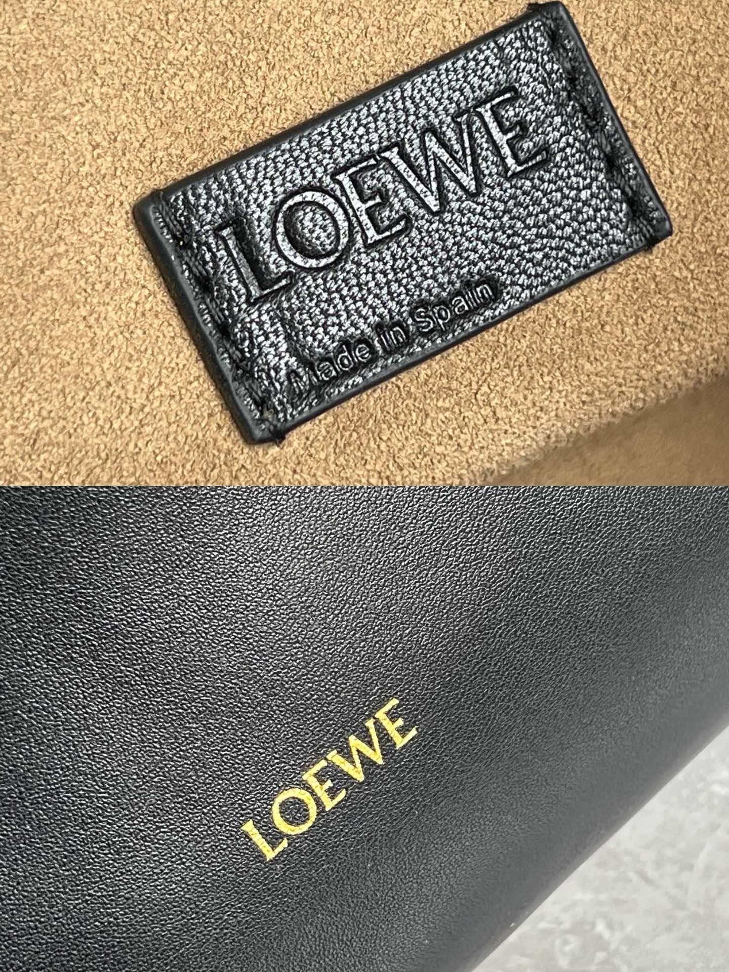 Loewe Flamenco Purse in Black Nappa Lambskin