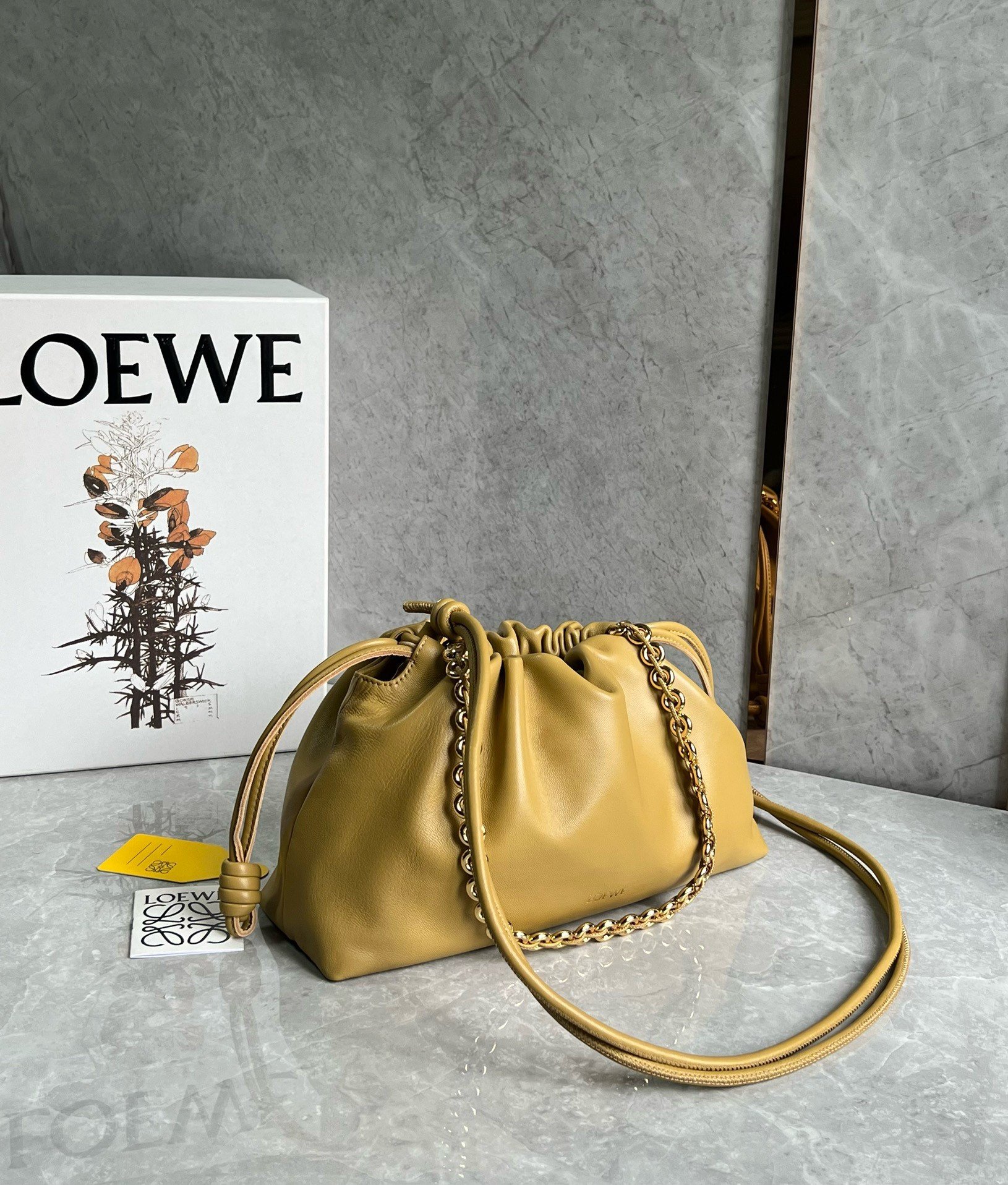 Loewe Flamenco Purse in Sahara Nappa Lambskin