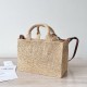 Celine Small Cabas Bag in Raffia