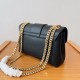 Celine Teen Victoire Bag in Black Calfskin