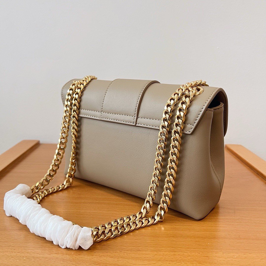 Celine Teen Victoire Bag in Brown Sepia Calfskin