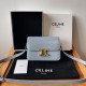 Celine Triomphe Teen Bag In Pale Blue Leather