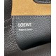 Loewe Mini Pebble Bucket Bag in Black Grained Leather