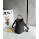 Loewe Mini Pebble Bucket Bag in Black Grained Leather