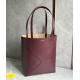 Loewe Medium Puzzle Fold Tote Bag in Bordeaux Calfskin