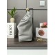 Loewe Medium Squeeze Bag in Grey Nappa Lambskin