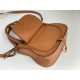 Chloe Marcie Small Double Carry Bag in Brown Grained Leather