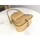 Chloe Marcie Medium Double Carry Bag in Beige Grained Leather