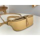 Chloe Marcie Medium Double Carry Bag in Beige Grained Leather