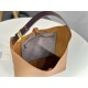 Chloe Marcie Hobo Bag in Brown Grained Leather