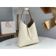 Chloe Marcie Hobo Bag in White Grained Leather