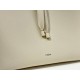 Chloe Marcie Hobo Bag in White Grained Leather