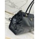 Prada Large Tote Bag in Black Soft Leather