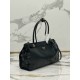 Prada Large Tote Bag in Black Soft Leather