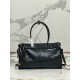 Prada Large Tote Bag in Black Soft Leather