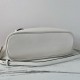 Prada Buckle Medium Bag with Belt in White Leather