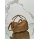 Prada Top Handle Bag in Caramel Grained Leather