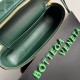 Bottega Veneta Bang Bang Vanity Case in Green Intrecciato Leather