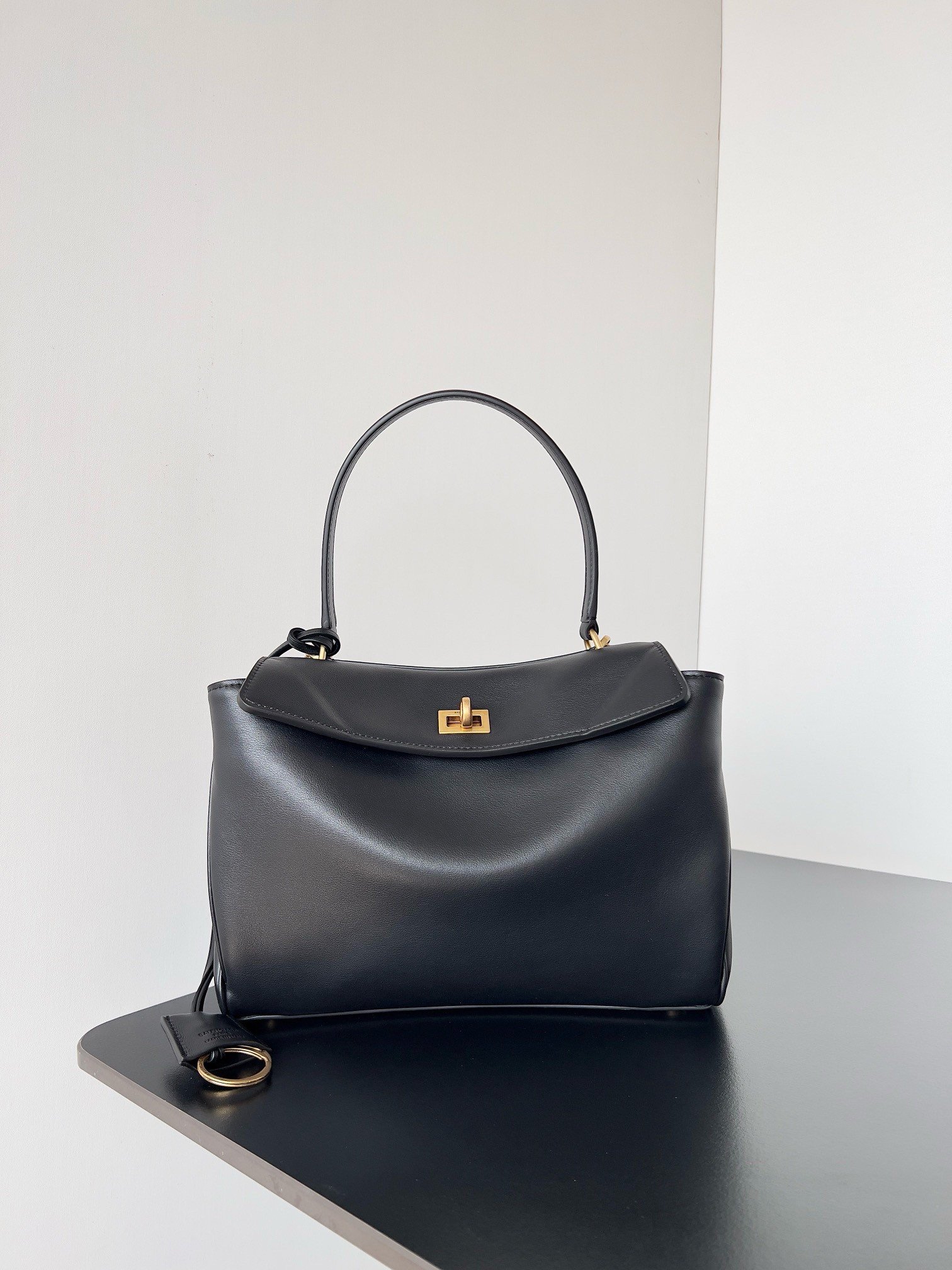 Balenciaga Rodeo Small Bag in Black Calfskin