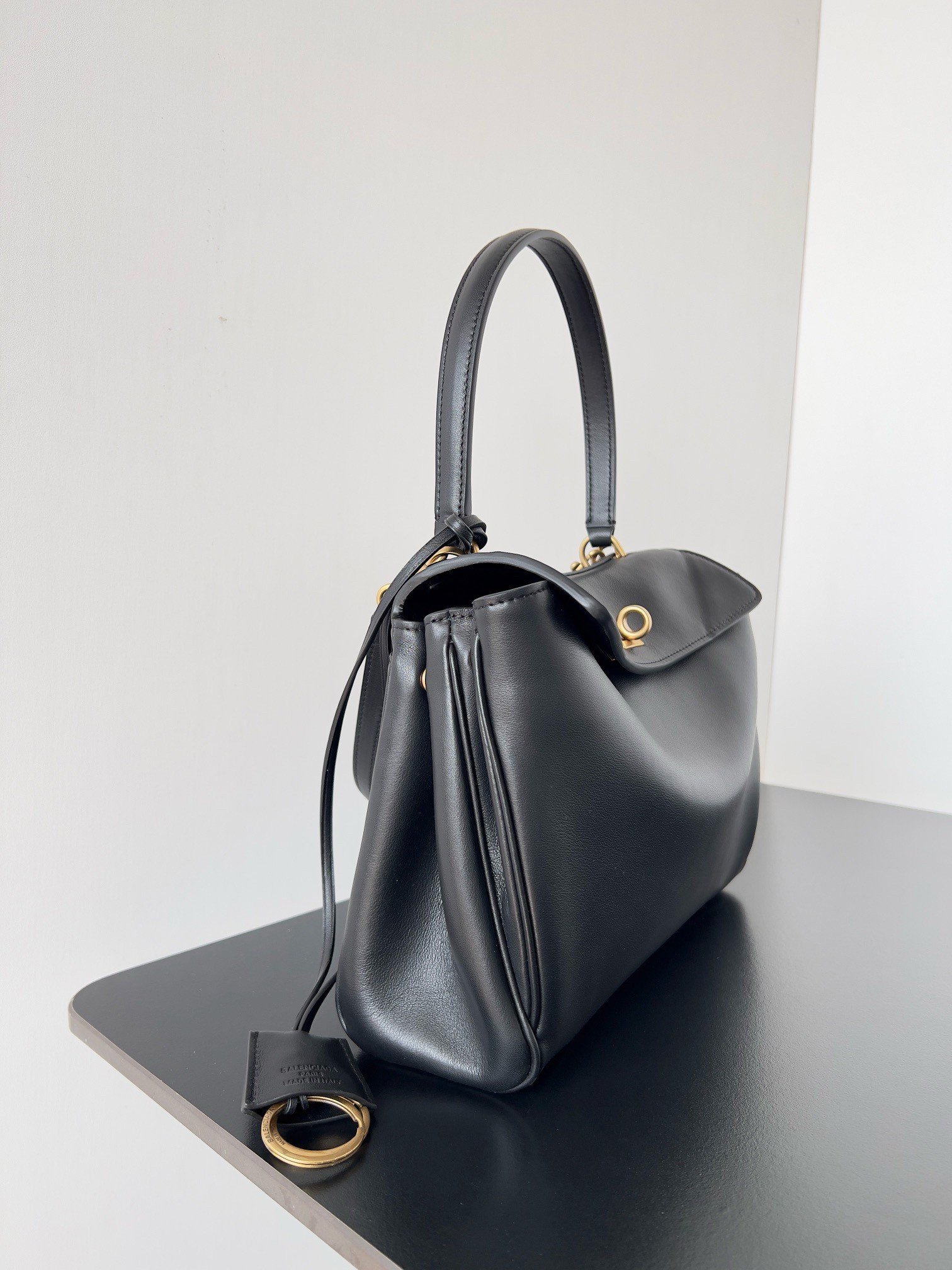 Balenciaga Rodeo Small Bag in Black Calfskin