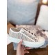 Dior Walk'n'Dior Sneakers In Thread Embroidered Cotton