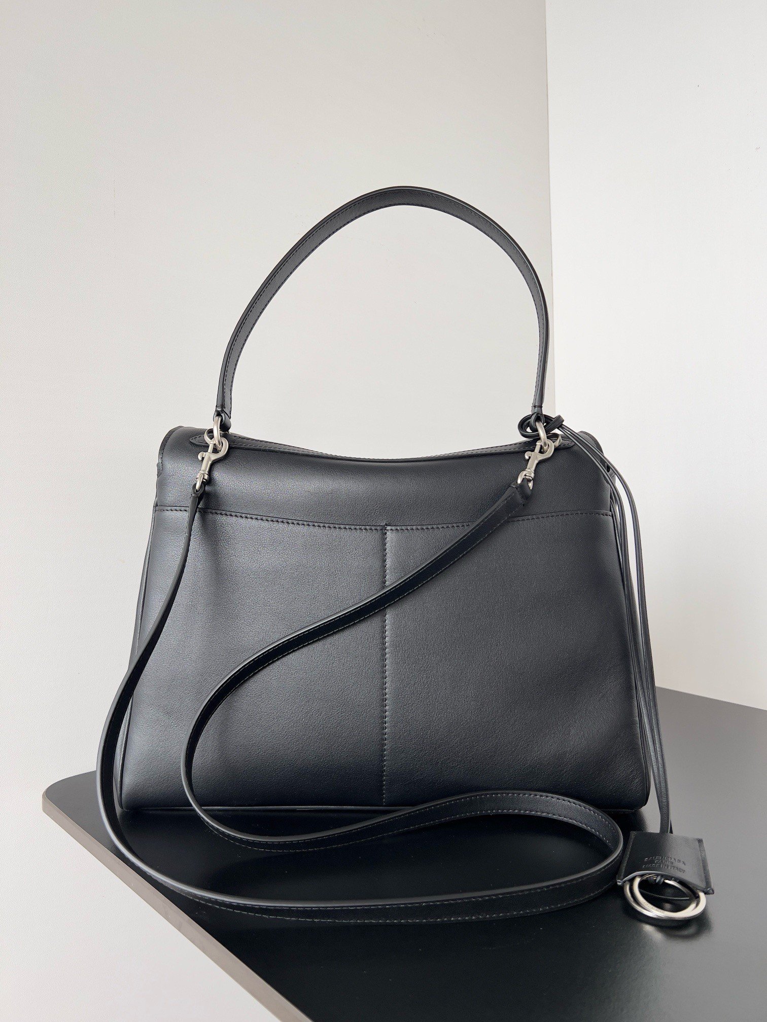 Balenciaga Rodeo Medium Bag in Noir Calfskin