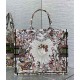 Dior Large Book Tote Bag in Dior 4 Saisons Automne Soleil Embroidery