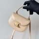 Celine Mini Besace Clea Bag in Nude Calfskin