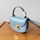 Celine Mini Besace Clea Bag in Pale Blue Calfskin