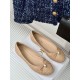 Dior Ballerina Flats in Nude Quilted Cannage Calfskin