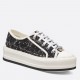 Dior Walk'n'Dior Platform Sneakers in Black and White Cannage Tweed