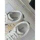 Dior Star Platform Sneakers in White Calfskin with Black Star