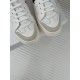 Dior Star Platform Sneakers in White Calfskin with Black Star