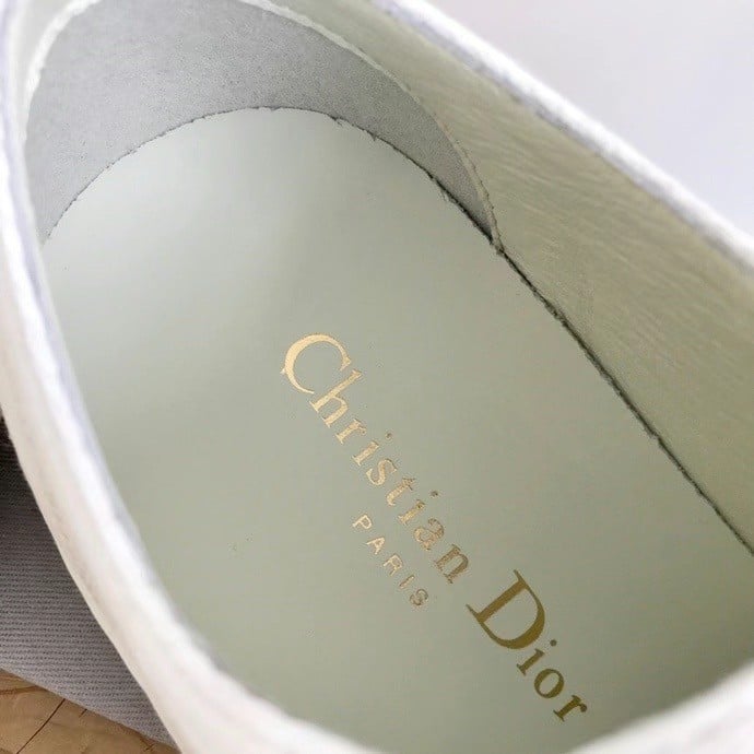 Dior Walk'n'Dior Sneakers In White Cotton Canvas