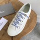 Dior Walk'n'Dior Sneakers In White Cotton Canvas