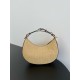 Fendi Fendigraphy Small Hobo Bag in Natural Raffia