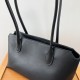 The Row Terrasse Shoulder Bag in Black Calfskin