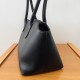 The Row Terrasse Shoulder Bag in Black Calfskin