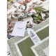 Dior Toile de Jouy Mexico 90 Square Scarf in Green and White Silk