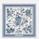 Dior Toile de Jouy Mexico 90 Square Scarf in Blue and White Silk