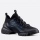 Dior D-Connect Sneakers In Black Technical Fabric