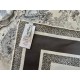 Dior Toile de Jouy Sauvage 90 Square Scarf in Grey Silk Twill