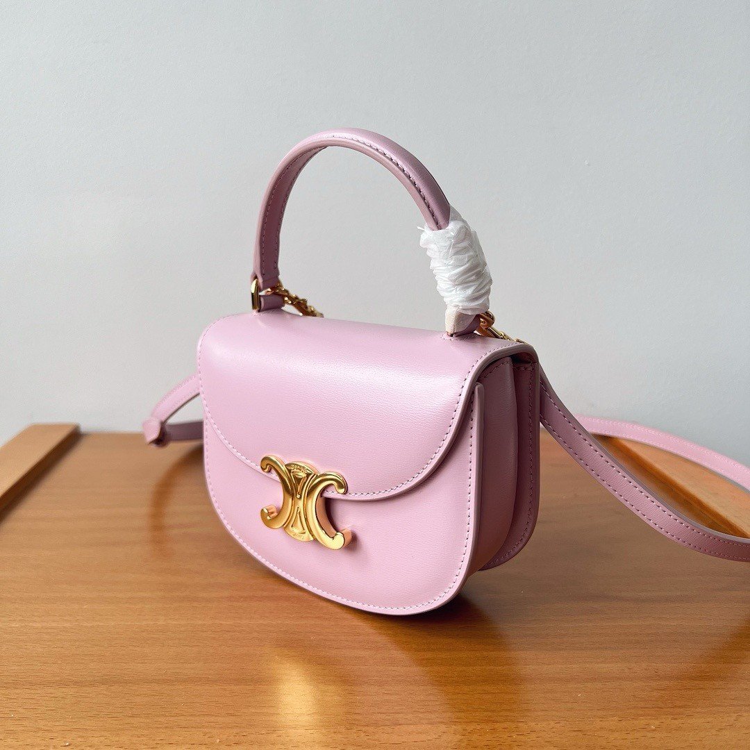 Celine Mini Besace Clea Bag in Petal Calfskin