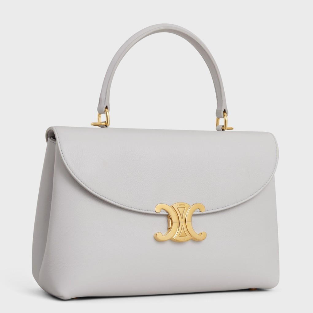 Celine Nino Medium Bag in Cloudy Grey Calfskin