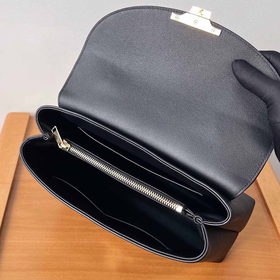 Celine Nino Medium Bag in Black Calfskin