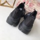 Dior D-Connect Sneakers In Black Technical Fabric