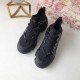 Dior D-Connect Sneakers In Black Technical Fabric