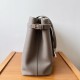 Celine Medium Cabas Anais Cuir Triomphe Bag in Grey Leather