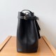 Celine Medium Cabas Anais Cuir Triomphe Bag in Black Leather